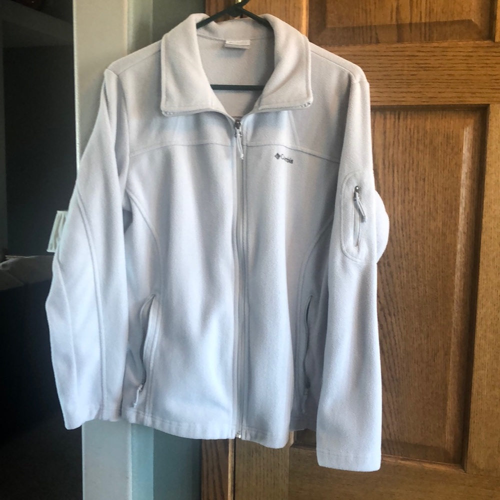 Fleece zip up jacket